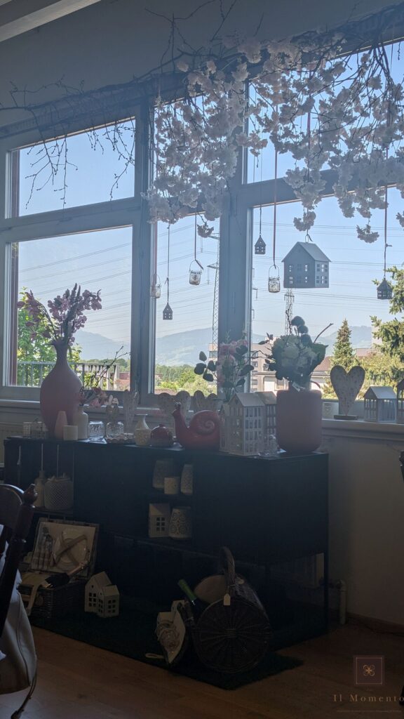 Aussicht vom Frühstücksraum